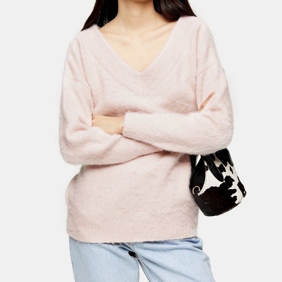 Topshop v neck sweater Outlet
